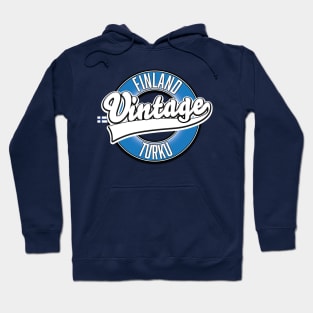 Turku Final vintage style logo Hoodie